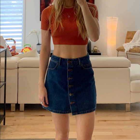 Blue jean skirt - Picture 3 of 5